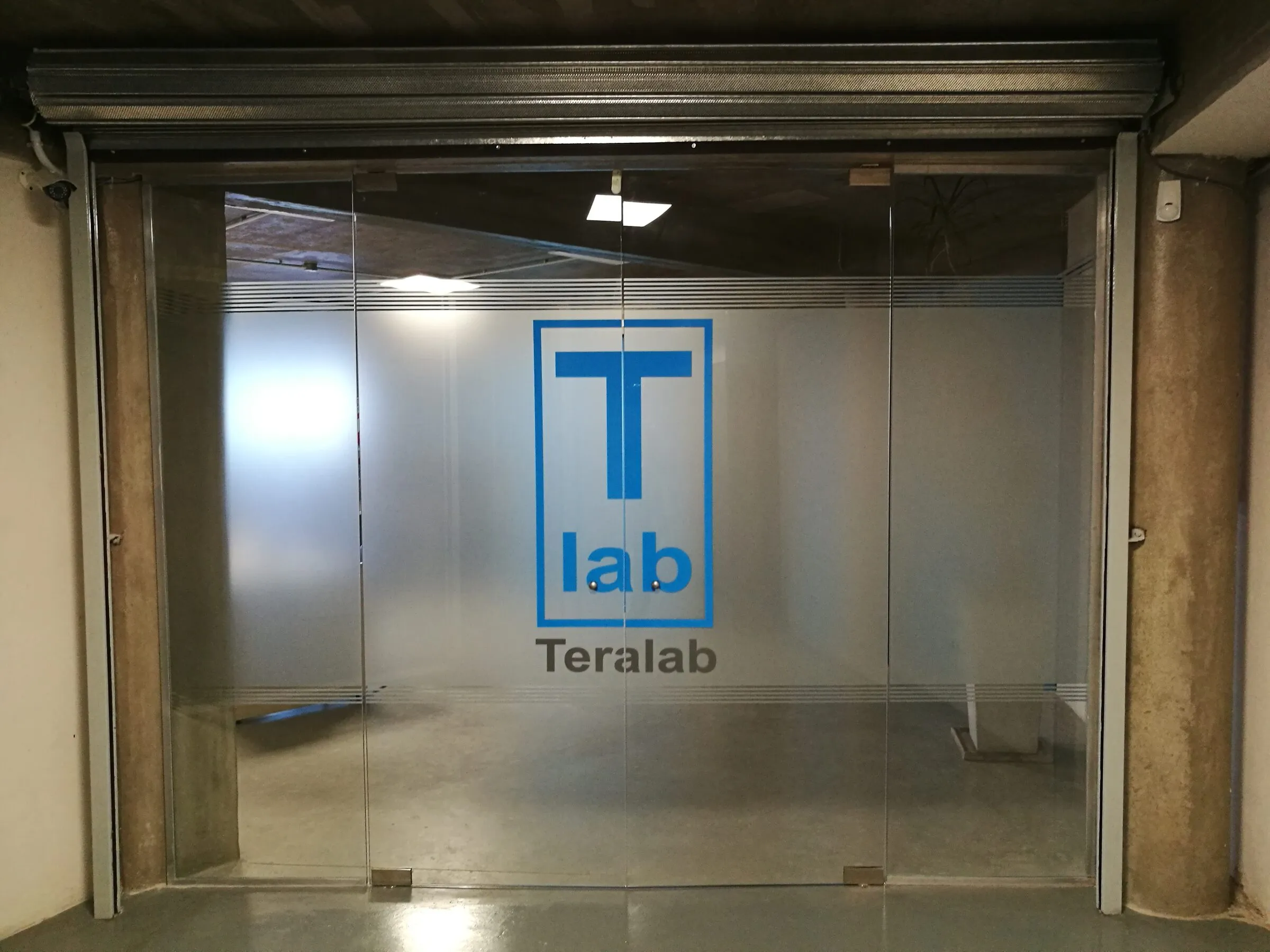 Entrance to the Teralab laboratory